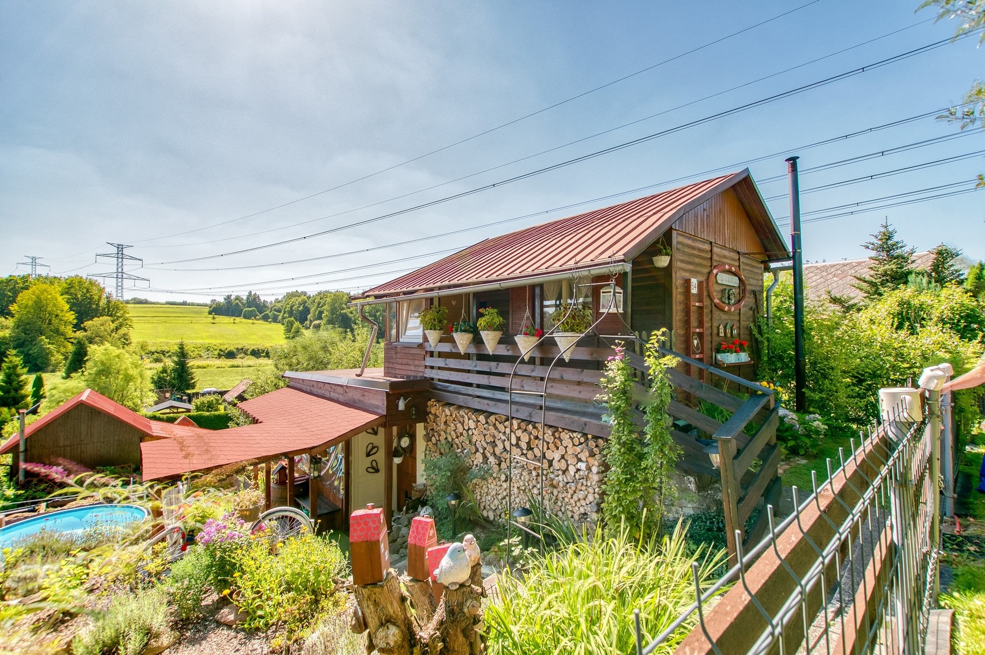 Prodej chaty 15 m2 s pozemkem 382 m2, Albrechtice