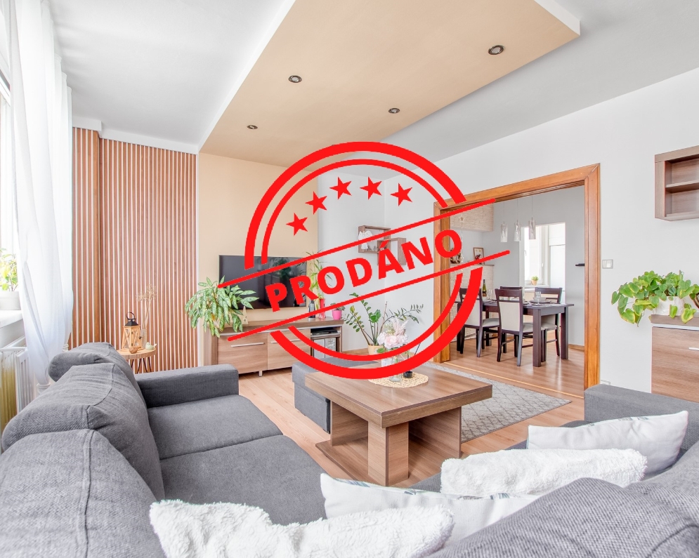 Prodej družs. bytu o velikosti 4+1+lodžie/ 76 m2 na ul. Masarykova třída, Orlová