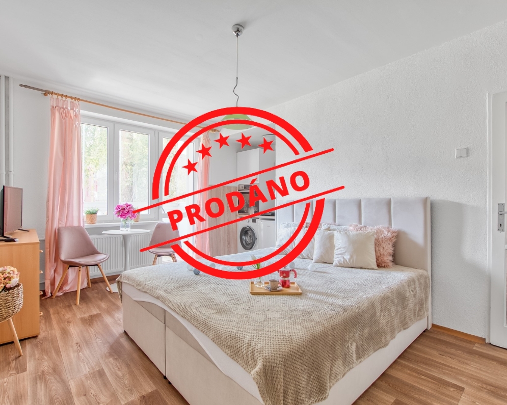 Prodej družs. bytu o velikosti 1+kk+lodžie/28 m2 na ul. Kosmonautů, Karviná