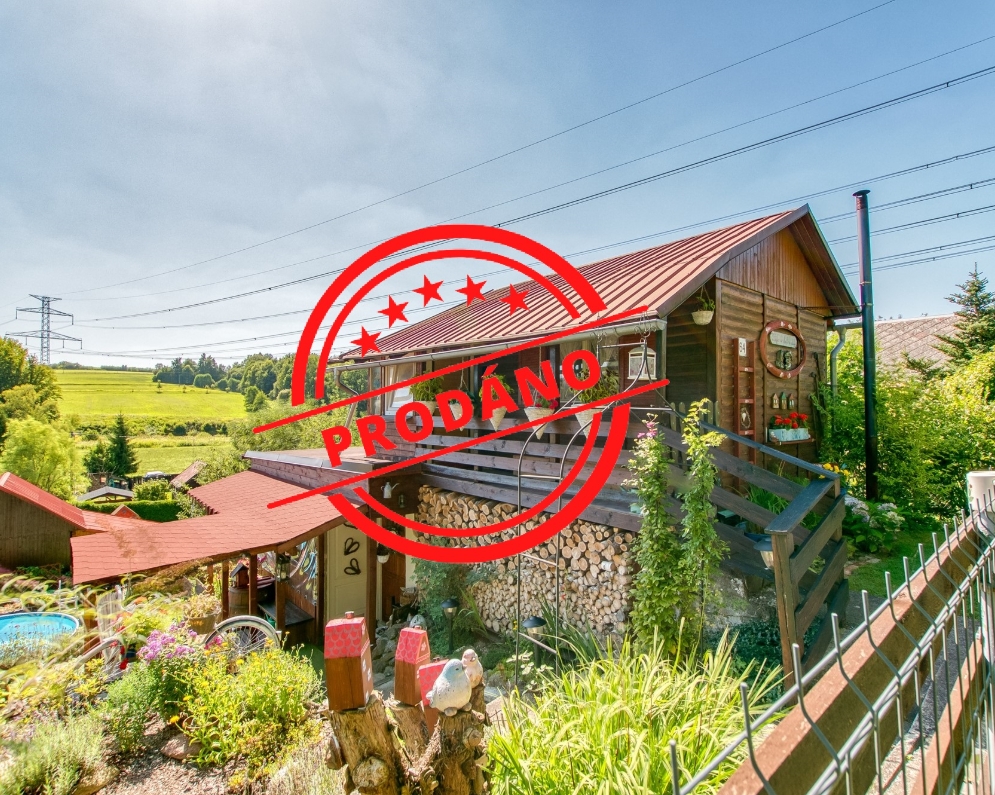 Prodej chaty 15 m2 s pozemkem 382 m2, Albrechtice