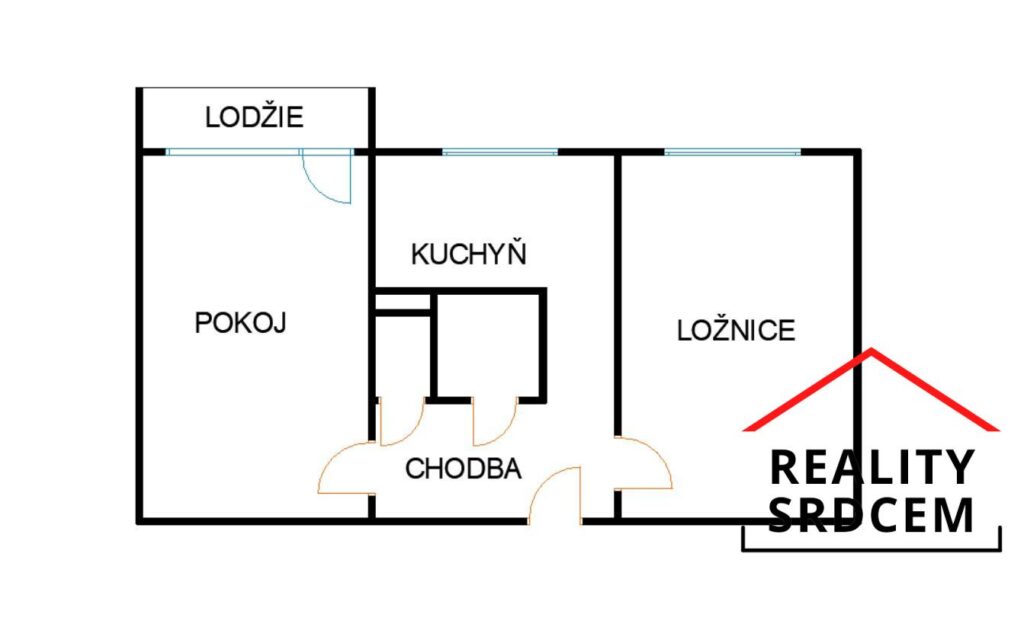 Pronájem bytu v os. vlast. o velikosti 2+1/52 m2 +lodžie na ul. Haškova, Karviná – Ráj